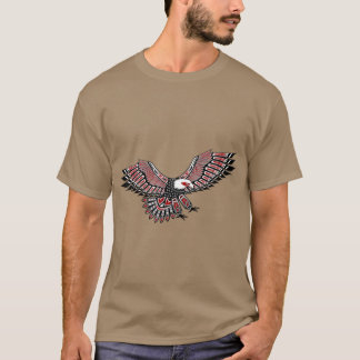 Indiaas Eagle Totem Art Northwest T-shirt