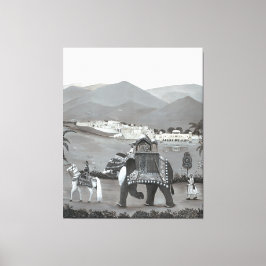 Indiaas erfgoed canvas kunst