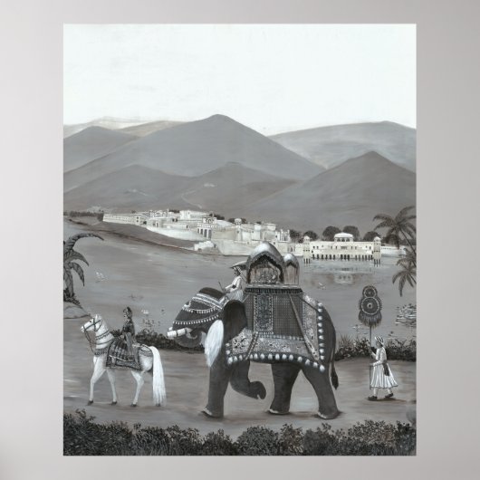 Indiaas erfgoed kunst gedrukt poster (Voorkant)