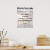 Indiaas gebed-1 poster (Keuken)