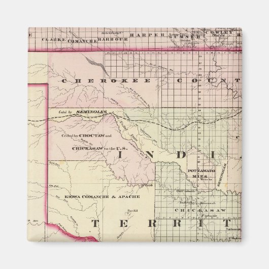 Indiaas gebied 2 magneet (Voorkant)