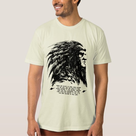 Indiaas gezicht t-shirt (Voorkant)