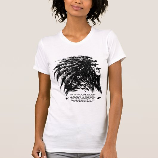Indiaas gezicht t-shirt (Voorkant)
