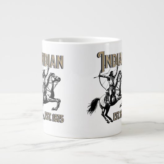 Indiaas Grote Koffiekop (Voorkant)