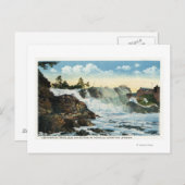 Indiaas hoofd en oud Man van het Uitzicht van Herf Briefkaart (Voorkant / Achterkant)