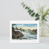 Indiaas hoofd en oud Man van het Uitzicht van Herf Briefkaart (Staand voorkant)