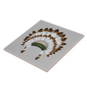 Indiaas hoofd Pet Tegeltje (Zijkant)