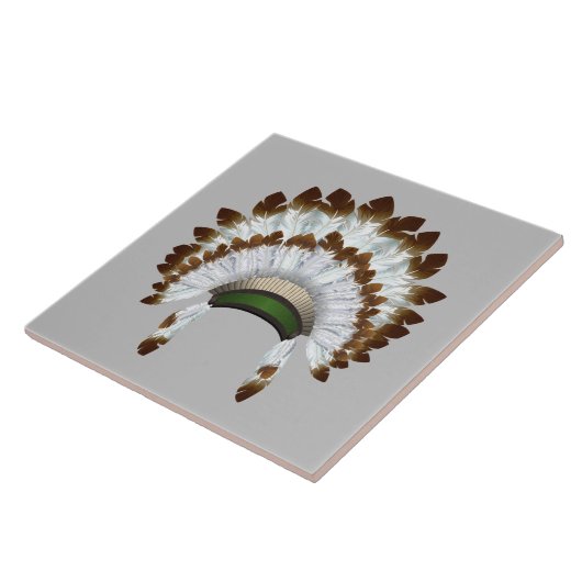 Indiaas hoofd Pet Tegeltje (Zijkant)