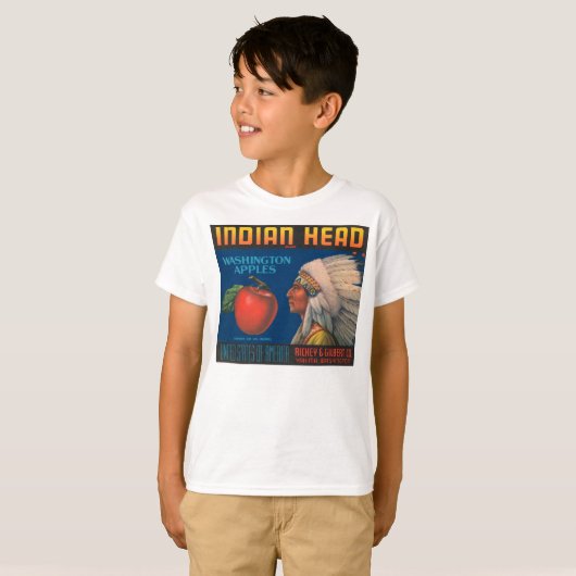 Indiaas hoofd t-shirt (Voorkant volledig)