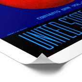 Indiaas hoofd Washington Appels Poster (Hoek)