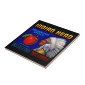 Indiaas hoofd Washington Appels Tegeltje (Zijkant)