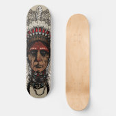 Indiaas hoofdskateboard | Skateboard Deck (Voorkant)