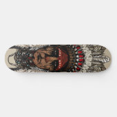 Indiaas hoofdskateboard | Skateboard Deck (Horizontaal)