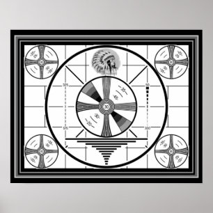 Indiaas hoofdtestpatroon 16 x 20 poster