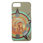 Indiaas hoofdtestpatroon Case-Mate iPhone case (Achterkant)