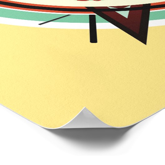 Indiaas hoofdtestpatroon poster (Hoek)