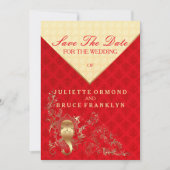 Indiaas huwelijk - sla de datum op save the date (Voorkant)