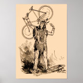 Indiaas Iroquois Bicycle Poster (Voorkant)
