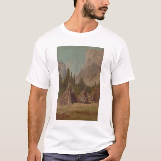 Indiaas kampement in Yosemite Valley (1189) T-shirt (Voorkant)