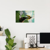 Indiaas kanaal met Figurehead in AlaskaState Poster (Thuiskantoor)