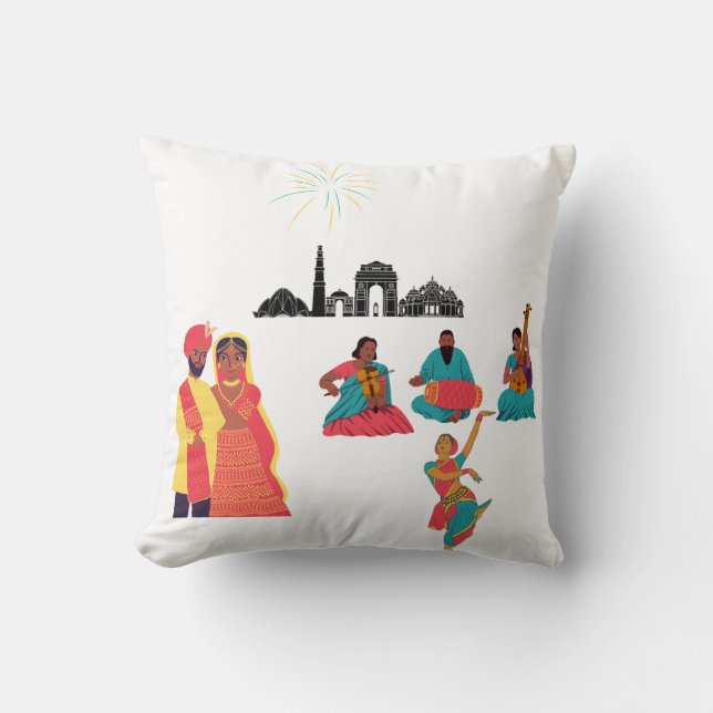 Indiaas kussen (Voorkant)