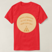 Indiaas Land Back T-shirt (Design voorkant)