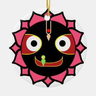 Indiaas leuk Krishna-motief Keramisch Ornament