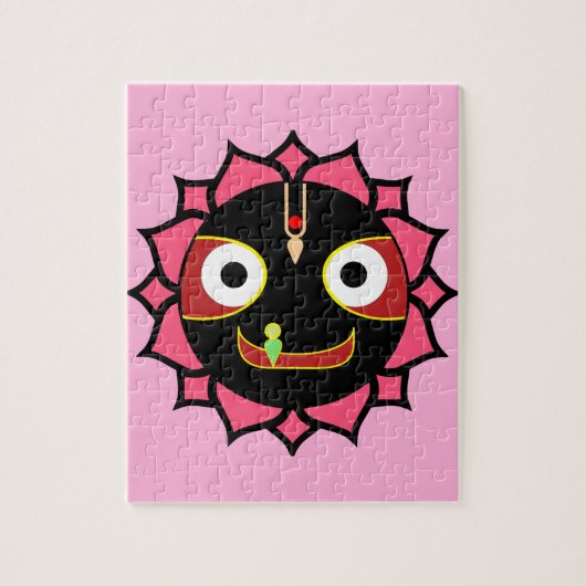 Indiaas leuk Krishna-motief Legpuzzel (Verticaal)