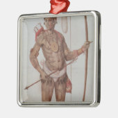 Indiaas Man van Florida Metalen Ornament (Links)