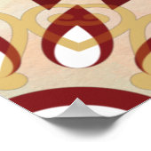 Indiaas mandala design mehndi sangeet welkomstbord poster (Hoek)