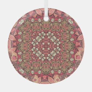 Indiaas medaillon, boho etnisch ornament