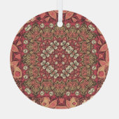 Indiaas medaillon, boho etnisch ornament (Achterkant)