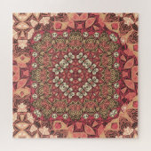 Indiaas medaillon, boho etnisch ornament legpuzzel (Horizontaal)