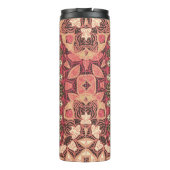 Indiaas medaillon, boho etnisch ornament thermosbeker (Achterkant)