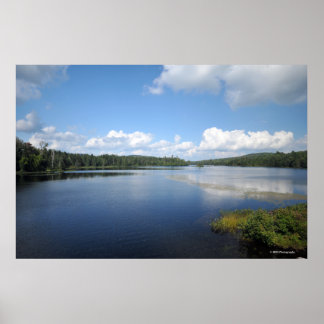 Indiaas meer in de Adirondacks. druk 08 132 Poster
