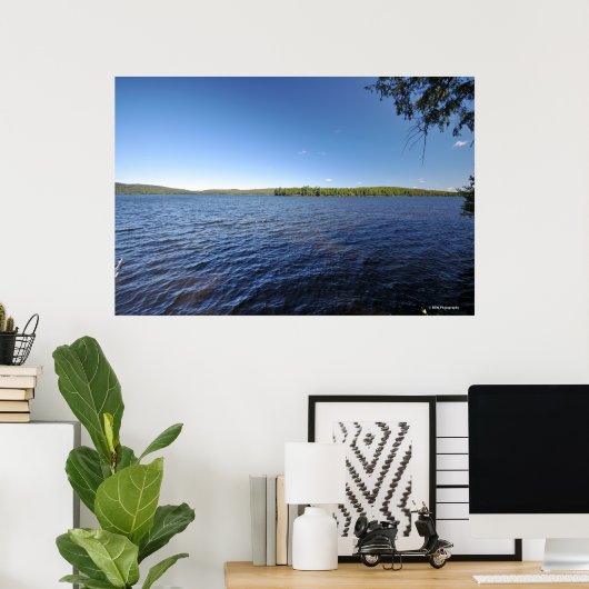 Indiaas meer in de Adirondacks. print 08 220 (Thuiskantoor)