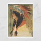  Indiaas meisje Briefkaart (Voorkant)