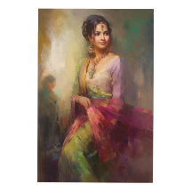 Indiaas Meisje Contemeigent Afbeeldingsfilm