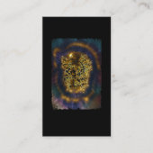 Indiaas meisje Galaxy Howling Wolf Visitekaartje (Voorkant)