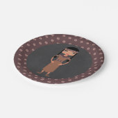 Indiaas meisje: Indiaas geboortedag Papieren Bordje (Gekanteld)