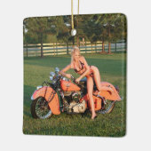 Indiaas meisje keramisch ornament (Links)