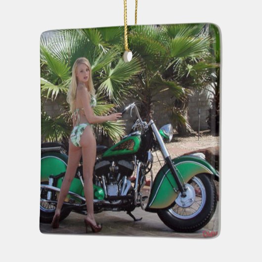 Indiaas meisje keramisch ornament (Links)