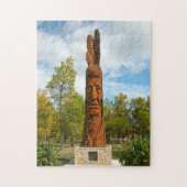Indiaas Monument Winniepeg Canada. Legpuzzel (Verticaal)