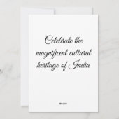 Indiaas moslim feestdagenkaart (Achterkant)
