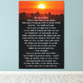 Indiaas nationaal gebed canvas afdruk (Insitu (Houten vloer))