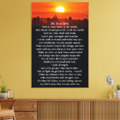 Indiaas nationaal gebed canvas afdruk (Insitu (Woonkamer))