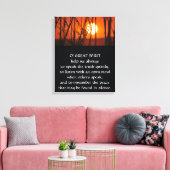 Indiaas nationaal gebed canvas afdruk (Insitu (Woonkamer))