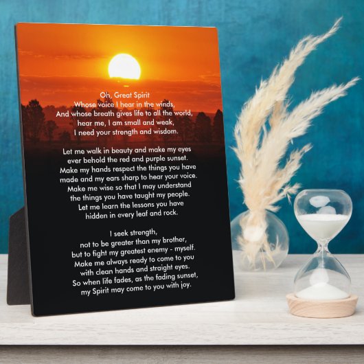 Indiaas nationaal gebed fotoplaat (Zijkant)