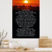 Indiaas nationaal gebed poster (Keuken)