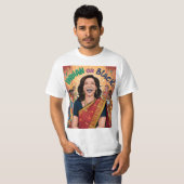 Indiaas of zwart | Kamala Harris T-shirt (Voorkant volledig)